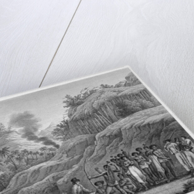 Great Asian Archipelago: French explorers with natives on the Island of Ombai by Edme Bovinet