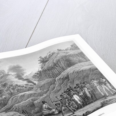 Great Asian Archipelago: French explorers with natives on the Island of Ombai by Edme Bovinet