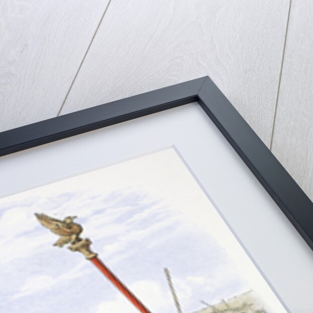 The Roman standard bearer of the 10th legion landing in Britain by James William Edmund Doyle