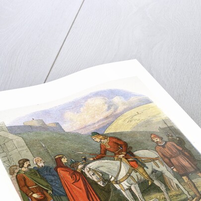 Edward the Martyr arriving at Corfe by James William Edmund Doyle