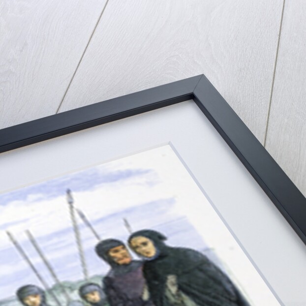 Piers Gaveston's head shown to the Earl of Lancaster by James William Edmund Doyle