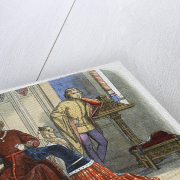 Queen Anne intercedes with Gloucester and Arundel for Sir Simon de Burley by James William Edmund Doyle