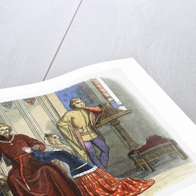 Queen Anne intercedes with Gloucester and Arundel for Sir Simon de Burley by James William Edmund Doyle