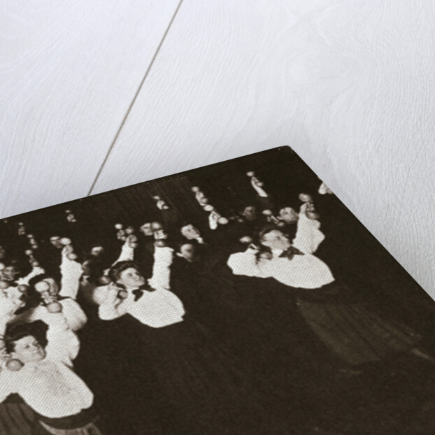 YWCA members exercising by Anonymous