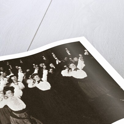 YWCA members exercising by Anonymous