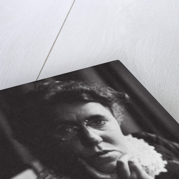 Emma Goldman, Russian-born American anarchist and agitator by Anonymous