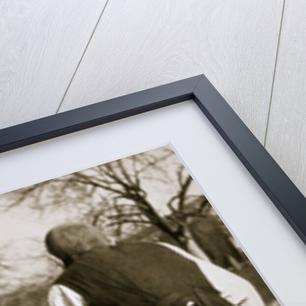 A farmer at work, ploughing a field by Anonymous