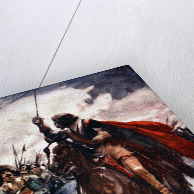 Albrecht von Wallenstein at the Battle of Lutzen by Arthur C. Michael