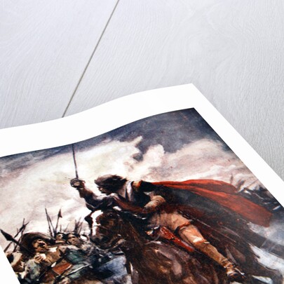 Albrecht von Wallenstein at the Battle of Lutzen by Arthur C. Michael