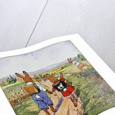 The walk to school by Fritz Kock-Gotha