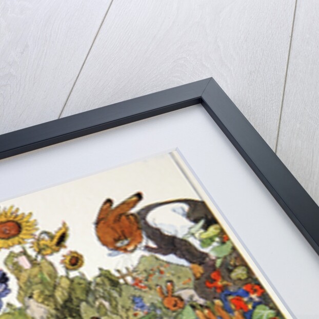 Gardening lesson by Fritz Kock-Gotha