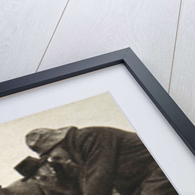 Hauling one of the 'Lusitania's' lifeboats onto the beach by Clarke & Hyde