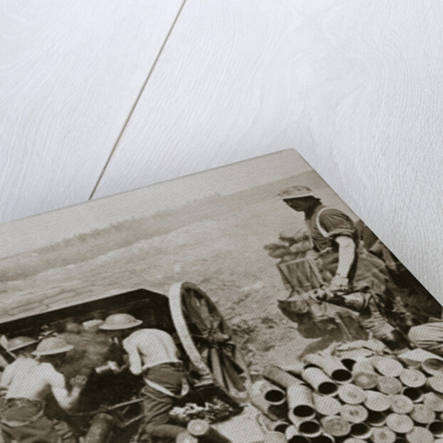 Hot work at the guns by Anonymous