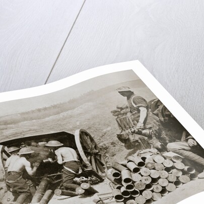 Hot work at the guns by Anonymous