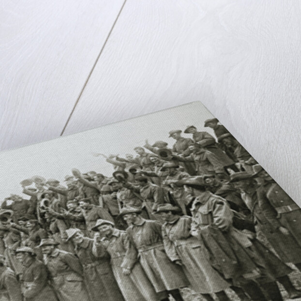 Australians cheer King George V by Anonymous