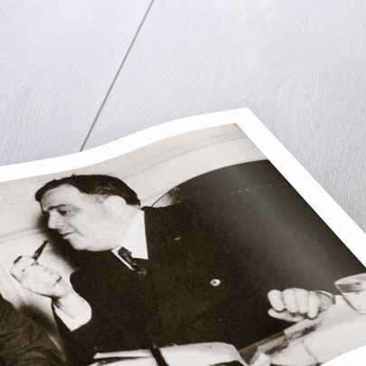 Thomas E Dewey with Fiorello H La Guardia, Mayor of New York by Anonymous