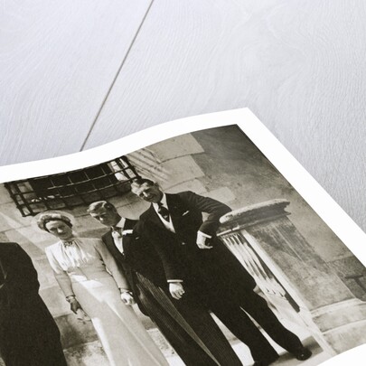 The wedding party at the marriage of the Duchess and Duke of Windsor by Anonymous