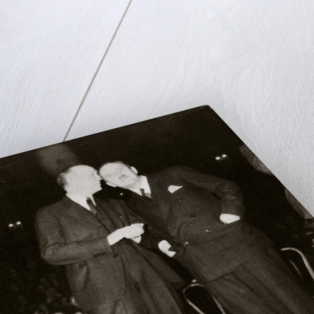 American Communist leaders William Foster and Earl Browder by Anonymous