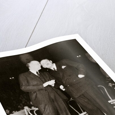 American Communist leaders William Foster and Earl Browder by Anonymous