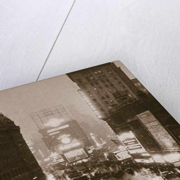 Winter evening on Times Square and Broadway by Anonymous