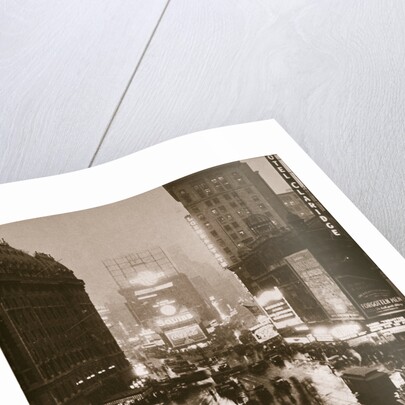 Winter evening on Times Square and Broadway by Anonymous