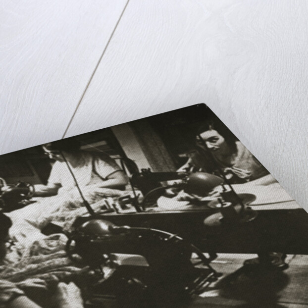 Female workers at a negligee factory in midtown Manhattan by Anonymous