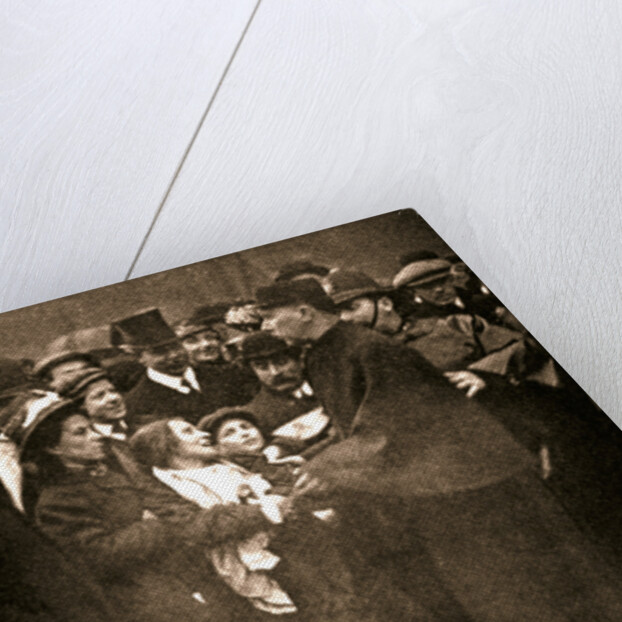 The arrest of suffragette Dora Marsden by Anonymous