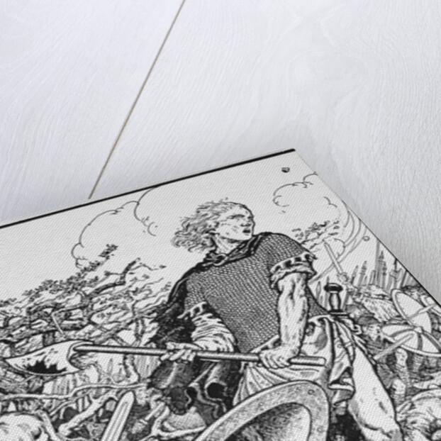 Alfred the Great at the Battle of Ashdown by Morris Meredith Williams