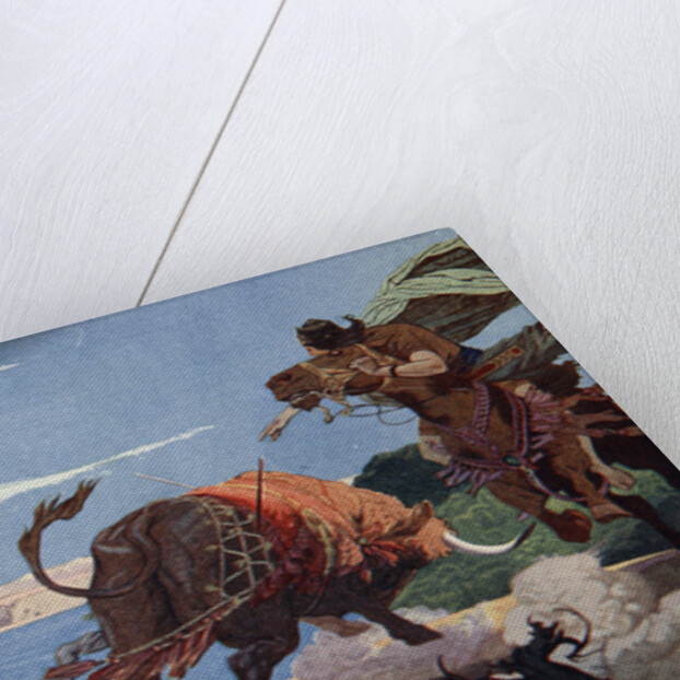 The slaying of the bull of Ishtar by Ernest Wellcousins