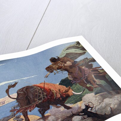 The slaying of the bull of Ishtar by Ernest Wellcousins