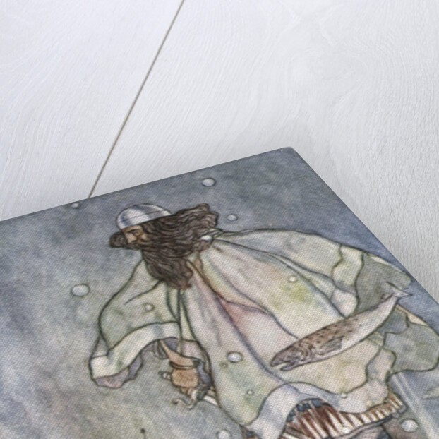 Fergus goes down into the lake by Stephen Reid