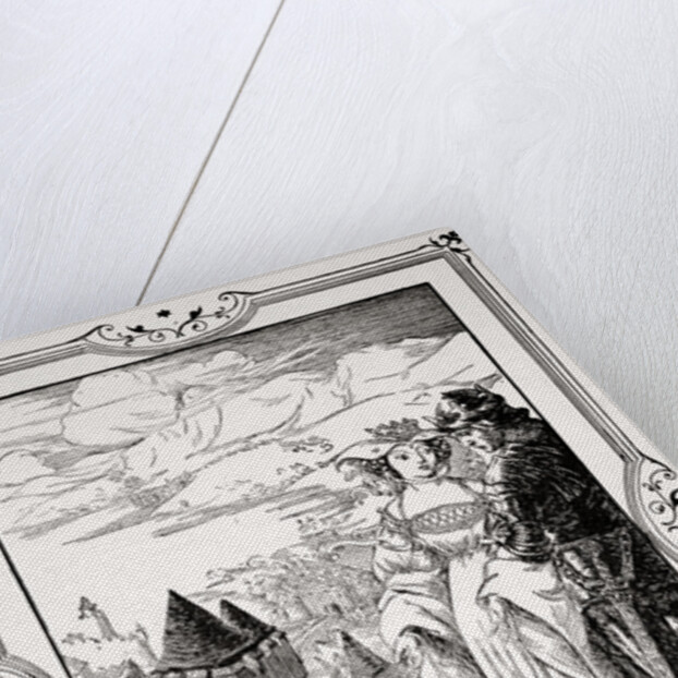 Annoure brought the King out upon the battlements by Dora Curtis