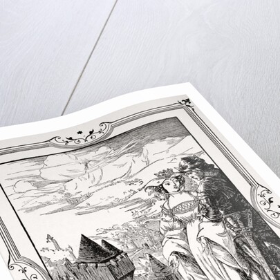 Annoure brought the King out upon the battlements by Dora Curtis