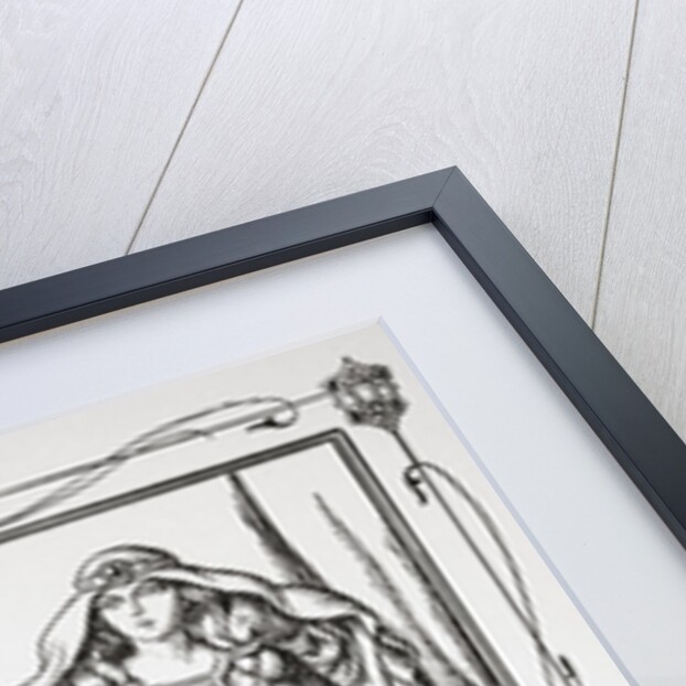 At the door of one.. stood a lady by Dora Curtis