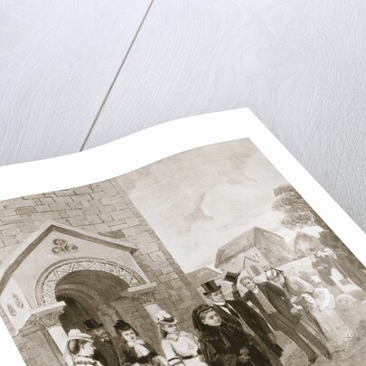 Her Majesty at Whippingham Church by A Forestier