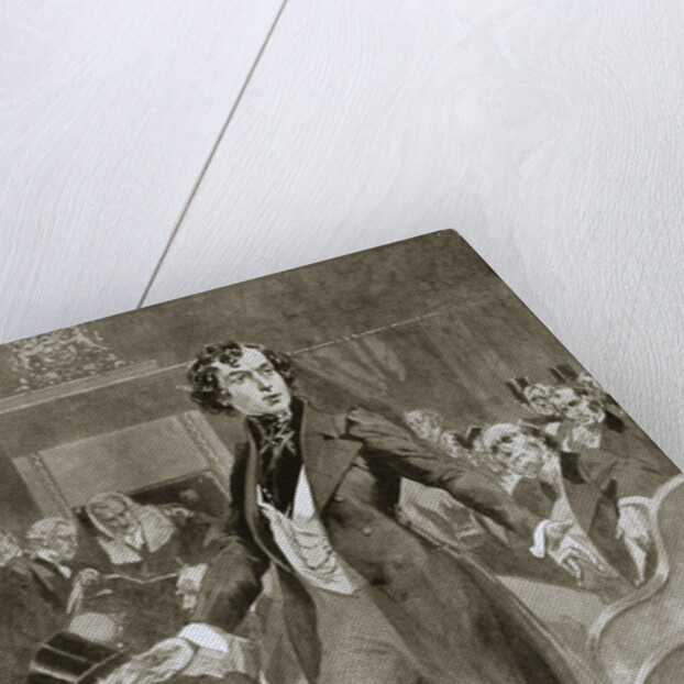 Disraeli's first speech in the House of Commons by Anonymous