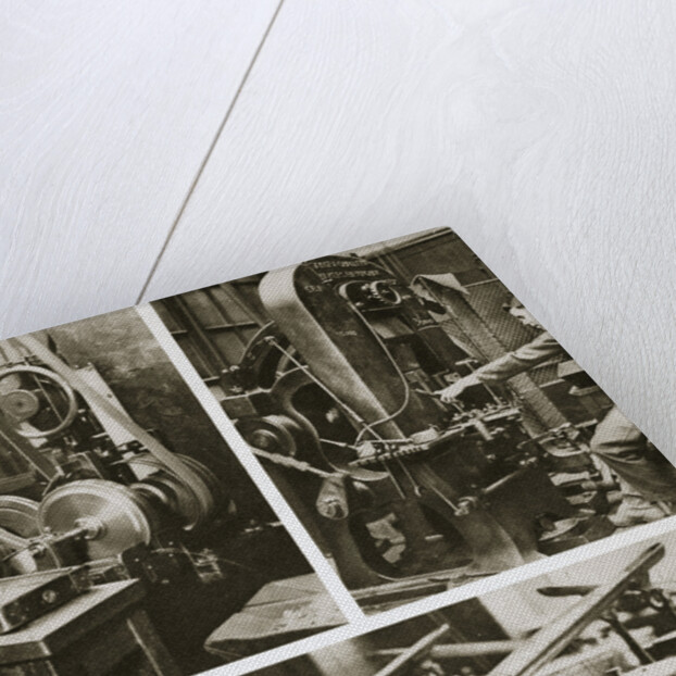 Money making; stamping and milling the disks and weighing the finished coins by Anonymous