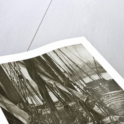 At the foot of the mast on a Thames Barge by Anonymous