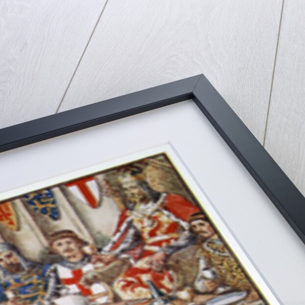 Sir Galahad is brought to the Court of King Arthur by Anonymous