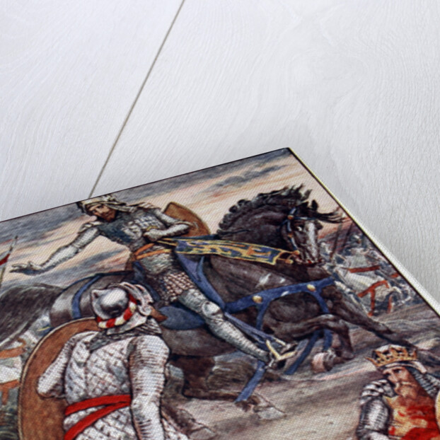 Sir Lancelot forbids Sir Bors to Slay the King by Anonymous