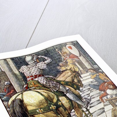 Percival Obtains the Shield of the Beating Heart by Anonymous