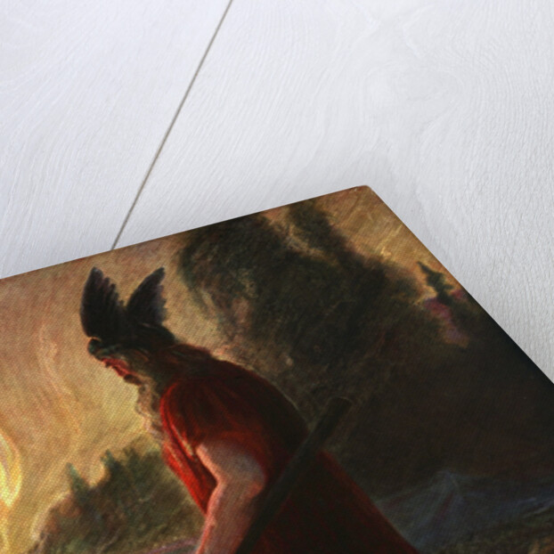 As the Flames Rise, Wotan Leaves by Anonymous