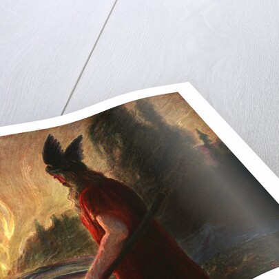 As the Flames Rise, Wotan Leaves by Anonymous