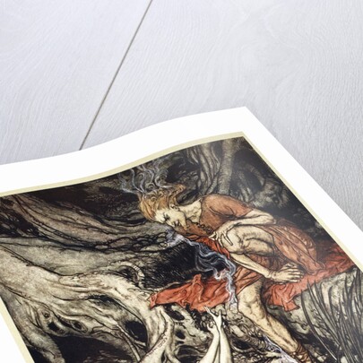 The Rhine's pure gleaming children told me of their sorrow by Arthur Rackham