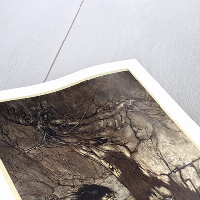 Mime howling 'Ohe! Ohe! Oh! Oh!' by Arthur Rackham
