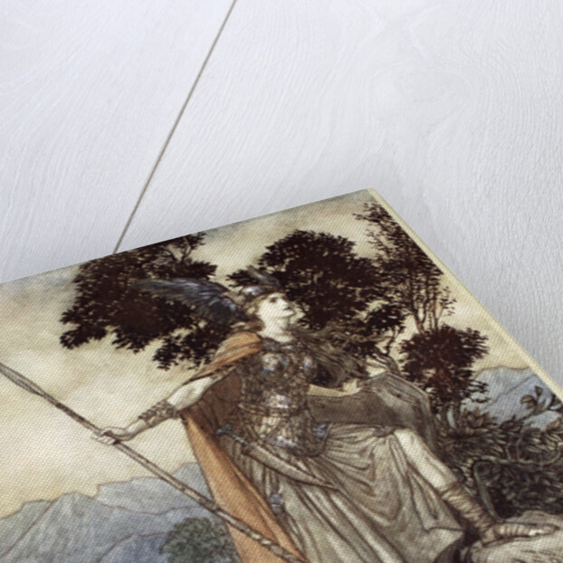 Brunnhilde by Arthur Rackham