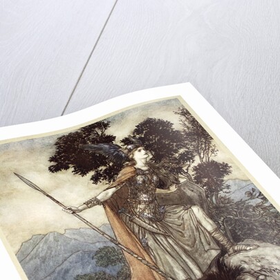 Brunnhilde by Arthur Rackham