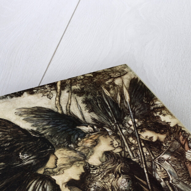 I flee for the first time and am pursued by Arthur Rackham