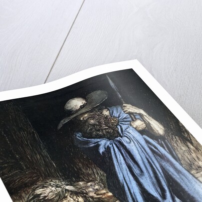 Mime and the Wanderer by Arthur Rackham