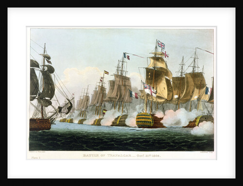 Battle of Trafalgar by Thomas Sutherland